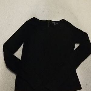 Black knit sweater